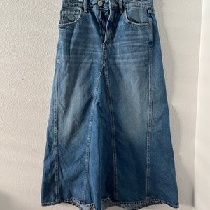 Zara denim skirt